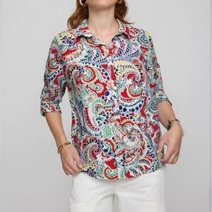 PAISLEY Woman's Top 100% Cotton